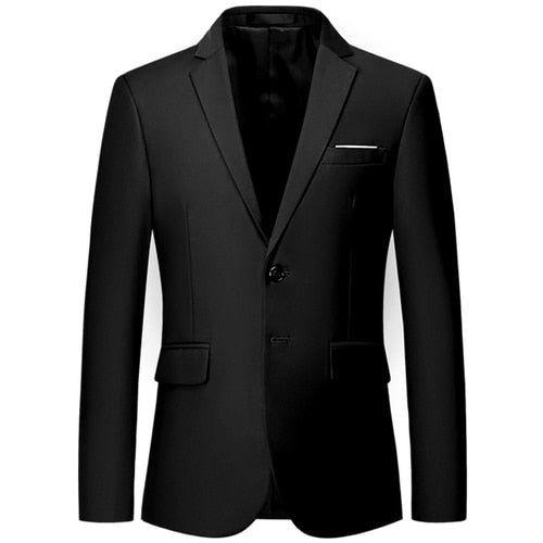 11 Color High Quality Men Blazer Classic New Slim Fit Solid Color Suit Jacket Fashion Business Casual Suit Blazer Plus Size 6XL