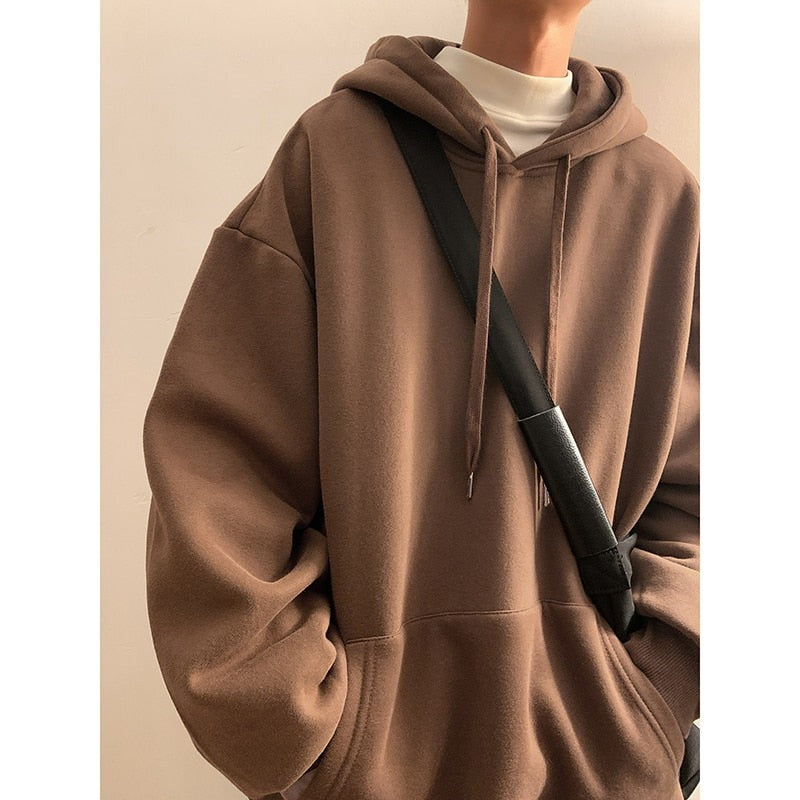 6 Colors Spring Autumn Hoodie Men Harajuku Fashion Casual Oversized Hoodies Couples Loose Hooded Sweatshirt Streetwear