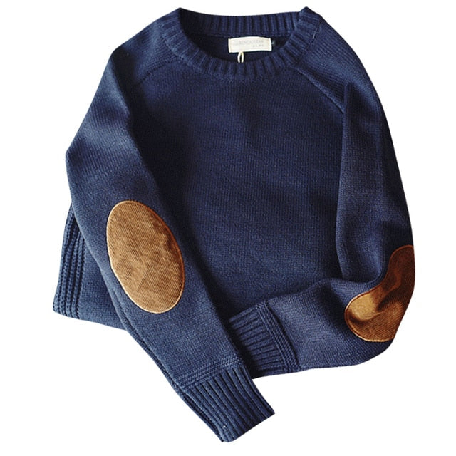 Men's Sweater Autumn And Winter New Fashion Casual Loose O-neck Wool Pullover Oversized Harajuku Streetwear Knitted Sweater