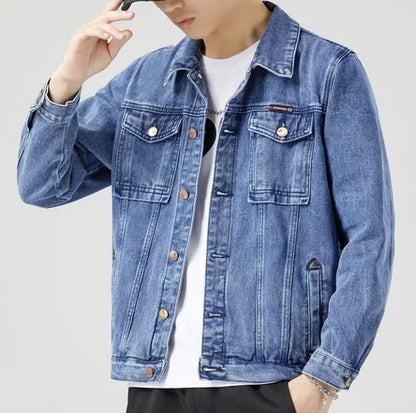 New Men's Denim Jackets Vintage Classic Style Motor&bicyle Winter Jacket Men Slim Stretch Cotton Casual Jeans Coats Male Spring