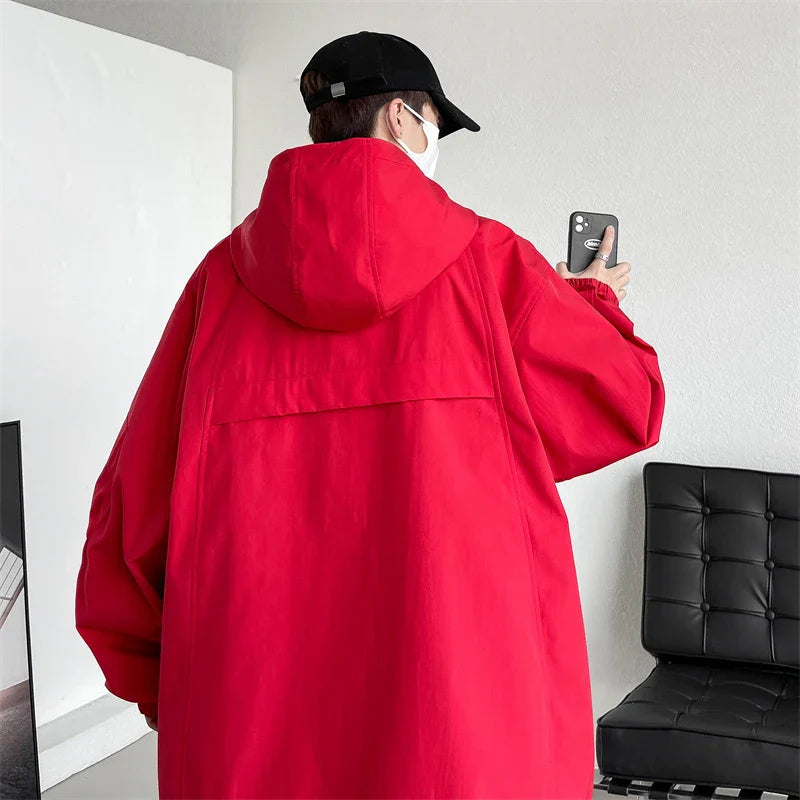 saferido Original Clothing Men Spring Jackets Outerwear Men's Korean Style Clothes Loose Fitting Men's Coats Models 2024 Man Hoodie