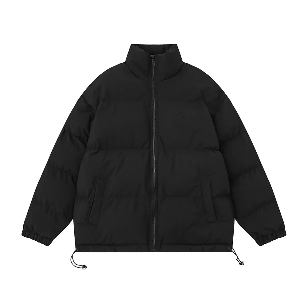 saferido Y2k Korean Fashions Thick Puffer Jackets Black Winter Puffer Jacket Harajuku Parkas Streetwear Quilted Jackets Coats