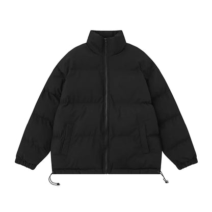 saferido Y2k Korean Fashions Thick Puffer Jackets Black Winter Puffer Jacket Harajuku Parkas Streetwear Quilted Jackets Coats