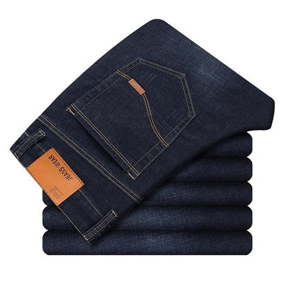 Men Classic Jeans Jean Homme Pantalones Hombre Men  Mannen Soft Black Biker Masculino Denim Overalls Mens Pants