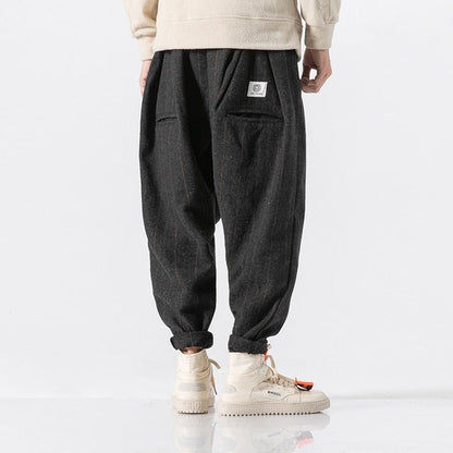 saferido       New Plaid Men's Jogging Sweatpants Winter Men Harem Pants Casual Big Size Harajuku Woman Cargo Pants Streetwear Dropshipping